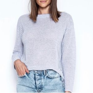 NWT One Grey Day Sweaters One Grey Day Pullover Boat Neck, light Gray| Size: M